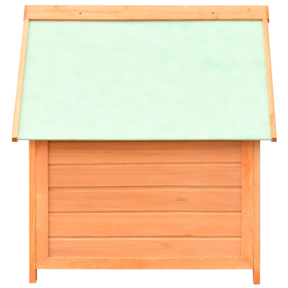 Cușcă Câine Lemn Masiv Pin Brad - 72x85x82 cm | Livrare Gratuită