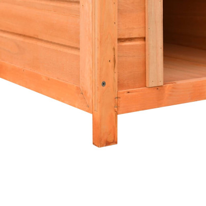 Cușcă Câine Lemn Masiv Pin Brad - 72x85x82 cm | Livrare Gratuită