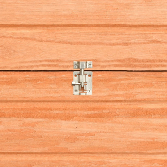 Cușcă Iepuri Lemn Masiv 152x128x108 cm - Livrare Gratuită