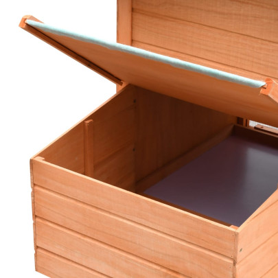 Coteț Păsări Lemn Masiv - 170x81x110 cm | Livrare Gratuită