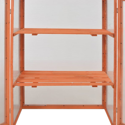 Seră lemn 75x47x109 cm - Livrare Gratuită