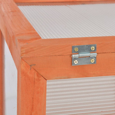 Seră lemn 75x47x109 cm - Livrare Gratuită