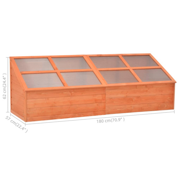 Seră Lemn 180x57x62 cm - Cultivări Protejate Seră Lemn 180x57x62 cm - Cultivări Protejate