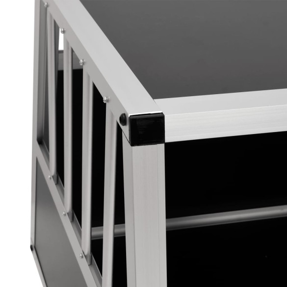 Cușcă Câini Dublă Ușă - 89x69x50 cm | Livrare Gratuită