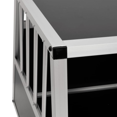 Cușcă Câini Dublă Ușă - 89x69x50 cm | Livrare Gratuită