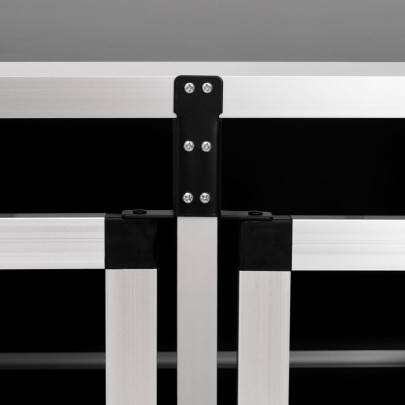 Cușcă Câini Dublă Ușă - 89x69x50 cm | Livrare Gratuită