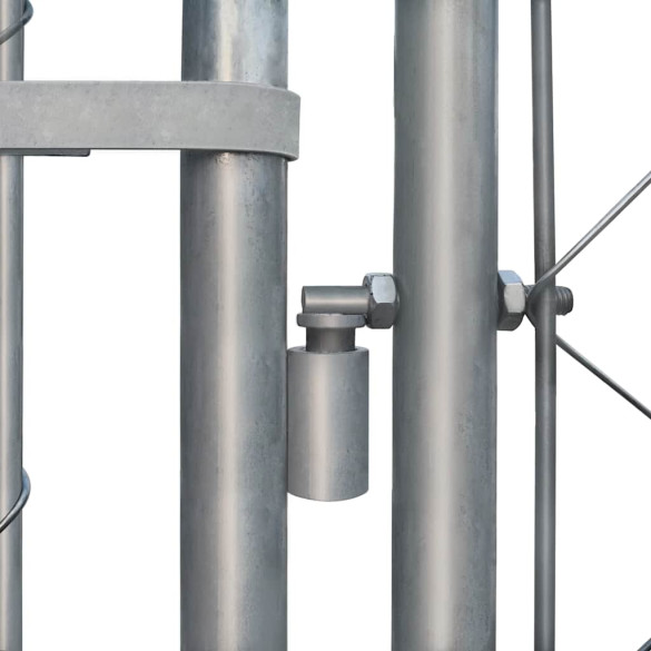 Padoc Câini Exterior 4x4m - Oțel Galvanizat | Gratuit