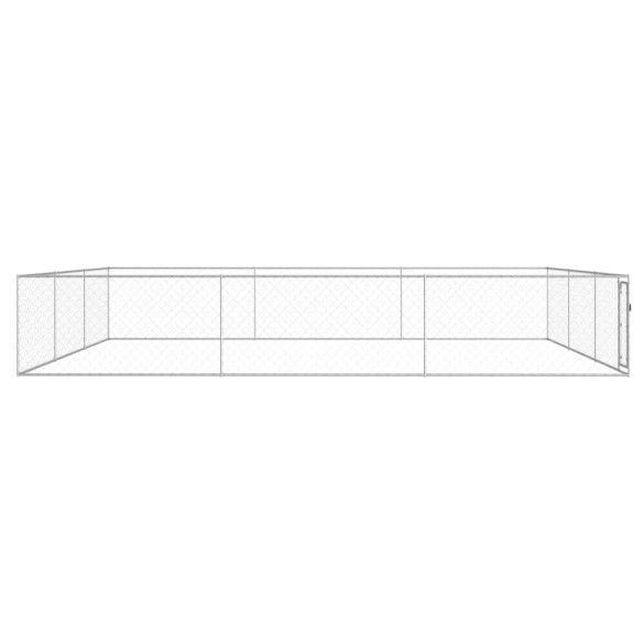 Padoc Câini 6x6m - Oțel Galvanizat | Livrare Gratuită