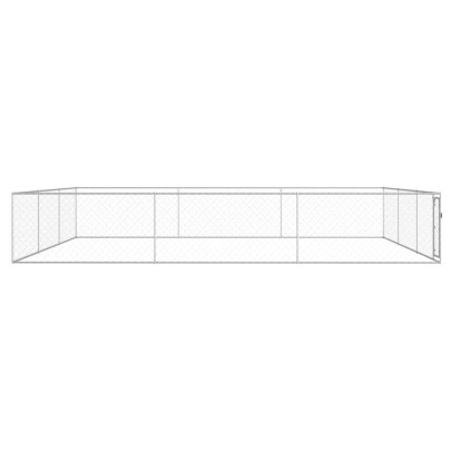 Padoc Câini 6x6m - Oțel Galvanizat | Livrare Gratuită