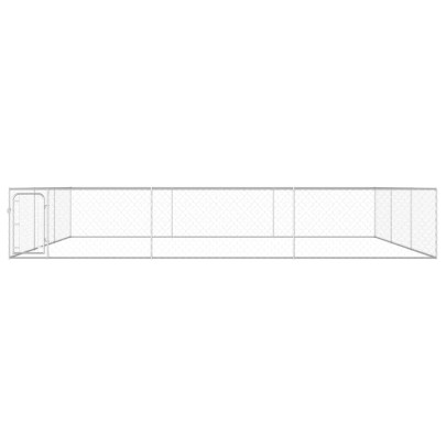Padoc Câini 6x6m - Oțel Galvanizat | Livrare Gratuită