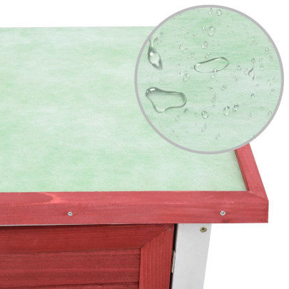 Cușcă Iepuri Exterior Lemn Masiv - Livrare Gratuită