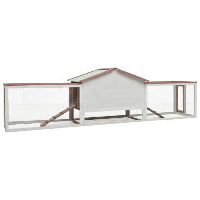 Cușcă Iepuri Lemn Masiv - 310 cm - Livrare Gratuită