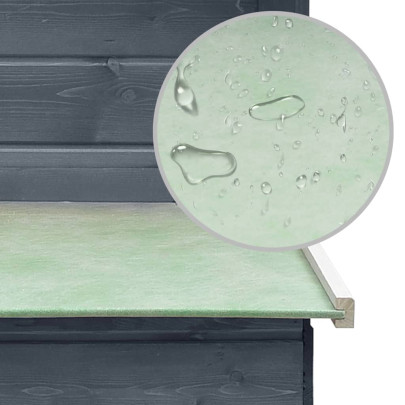 Coteț de păsări - gri - 170 x 81 x 110 cm - lemn masiv pin & brad