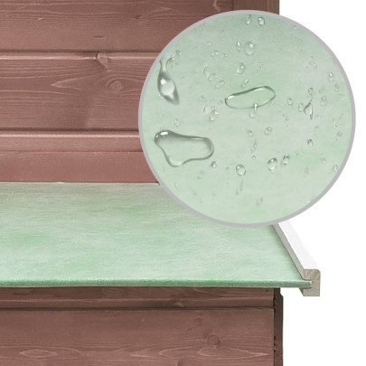 Coteț Păsări Cafeniu - Lemn Masiv Pin & Brad - 170x81x110 cm