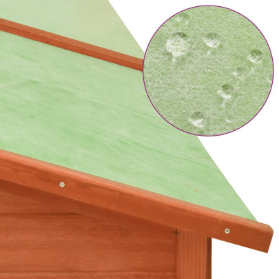 Cușcă Iepuri Exterior Lemn - Spațiu Joc Mare - Livrare Gratuită