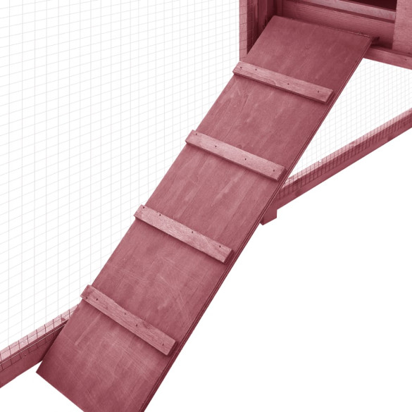 Cușcă Iepuri Exterior din Lemn Brad - Spațiu Joacă