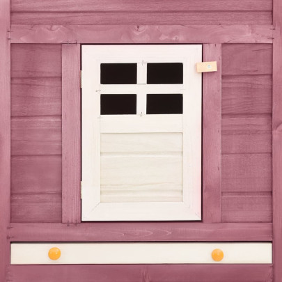 Cușcă Iepuri Exterior din Lemn Brad - Spațiu Joacă