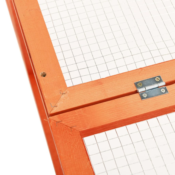 Cușcă Iepuri Lemn Masiv 183x90x46,5 cm - Livrare Gratuită