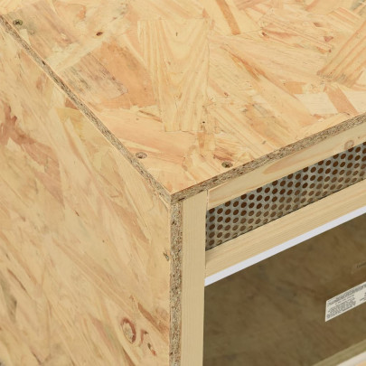 Terariu Lemn Prelucrat pentru Reptile - 100x47x47 cm