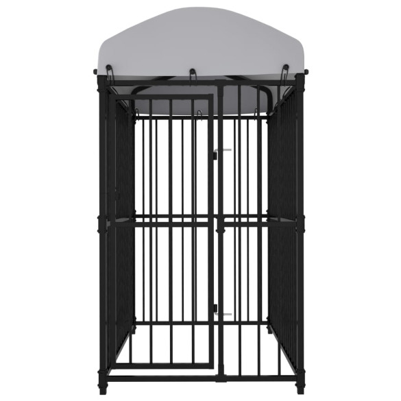 Padoc Câini Exterior cu Acoperiș - 150x100x175 cm