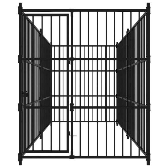 Padoc Câini Exterior 300x150x185 cm - Oțel Rezistent