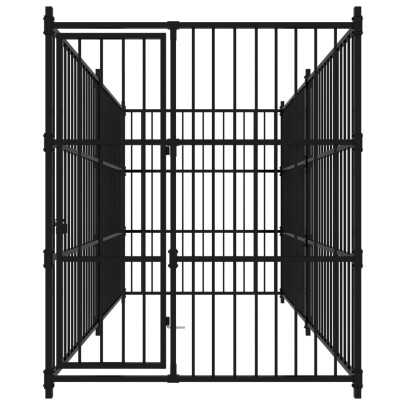 Padoc Câini Exterior 300x150x185 cm - Oțel Rezistent