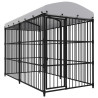 Padoc Câini Exterior cu Acoperiș - 300x150cm