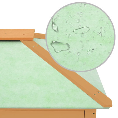 Cușcă Iepuri 2 Niveluri - Lemn Brad Masiv | Livrare Gratuită