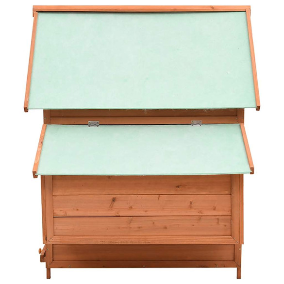 Coteț Găini Lemn Masiv 150x96x110 cm | Livrare Gratuită