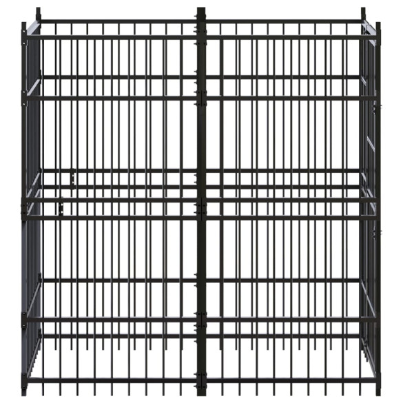 Padoc Exterior Câini 1.84 m² - Oțel Rezistent - Livrare Gratuită