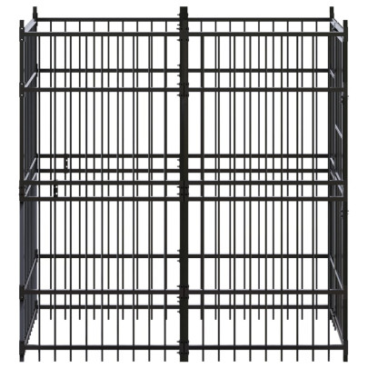 Padoc Exterior Câini 1.84 m² - Oțel Rezistent - Livrare Gratuită