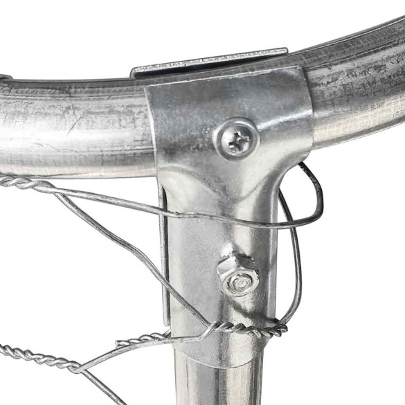 Padoc Câini Exterior cu Acoperiș 400x100x150cm