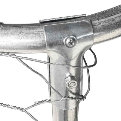 Padoc Câini Exterior cu Acoperiș 400x100x150cm