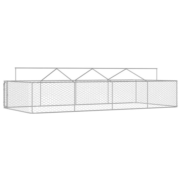 Padoc Câini Exterior cu Acoperiș 600x300x150 cm - Livrare Gratuită
