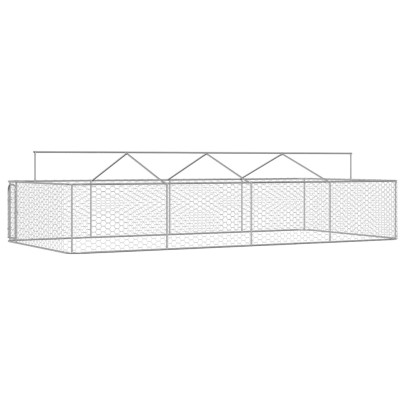Padoc Câini Exterior cu Acoperiș 600x300x150 cm - Livrare Gratuită