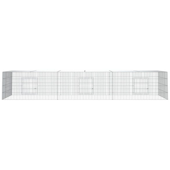 Cușcă Iepuri 325x109x54 cm - Fier Galvanizat - Livrare Gratuită