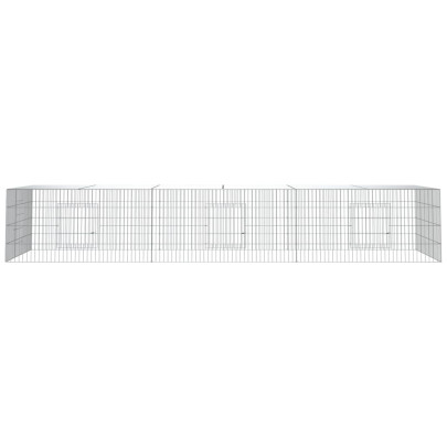 Cușcă Iepuri 325x109x54 cm - Fier Galvanizat - Livrare Gratuită