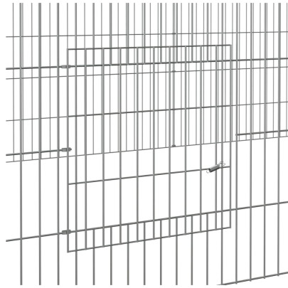 Cușcă Iepuri 325x109x54 cm - Fier Galvanizat - Livrare Gratuită