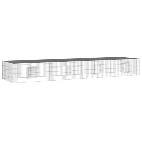 Cușcă Iepuri 325x109x54 cm - Fier Galvanizat - Livrare Gratuită