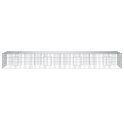 Cușcă Iepuri 325x109x54 cm - Fier Galvanizat - Livrare Gratuită