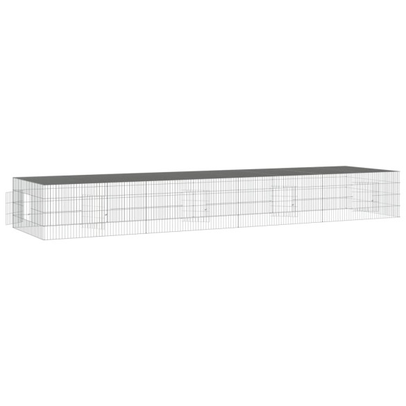 Cușcă Iepuri 325x109x54 cm - Fier Galvanizat - Livrare Gratuită