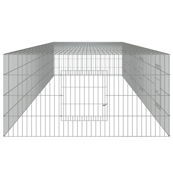 Cușcă Iepuri 325x109x54 cm - Fier Galvanizat - Livrare Gratuită