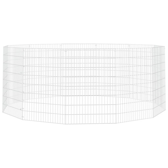 Adăpost pentru Animale - 12 Panouri Fier Galvanizat