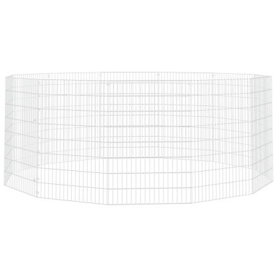 Adăpost pentru Animale - 12 Panouri Fier Galvanizat