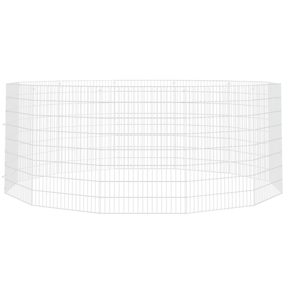 Adăpost pentru Animale - 12 Panouri Fier Galvanizat