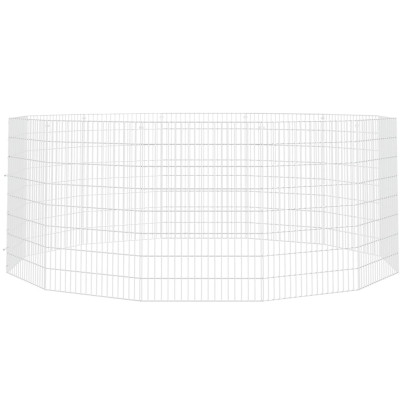 Adăpost pentru Animale - 12 Panouri Fier Galvanizat