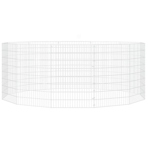 Adăpost pentru Animale - 12 Panouri Fier Galvanizat