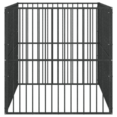 Țarc Câini 100x100 cm - Oțel Galvanizat | Livrare Gratuită