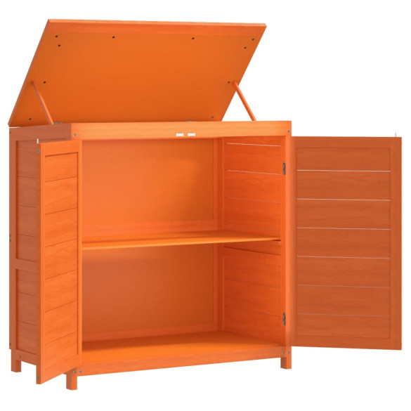 Set Magazii Unelte Grădină 2 Piese Lemn Masiv Pin