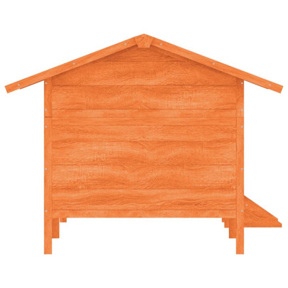 Cușcă Câini Lemn Pin Masiv 159x120x88,5 cm - Maro/Verde